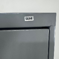 Uline Double Door Glass Cabinet image 3